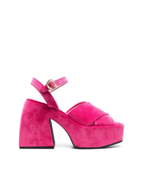 NODALETO Bulla Joni velvet sandals