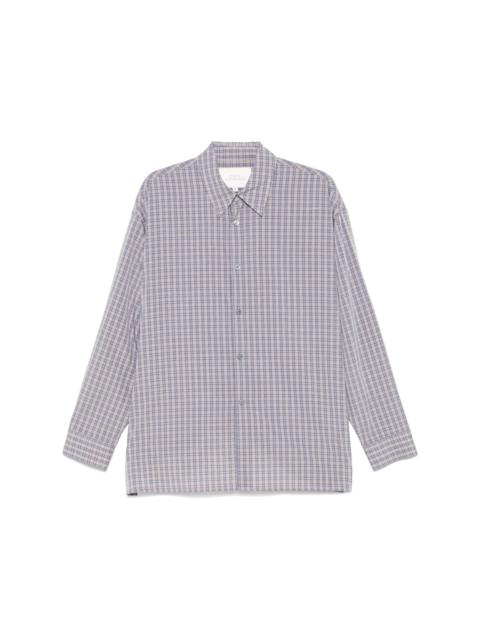 Studio Nicholson plaid-check shirt