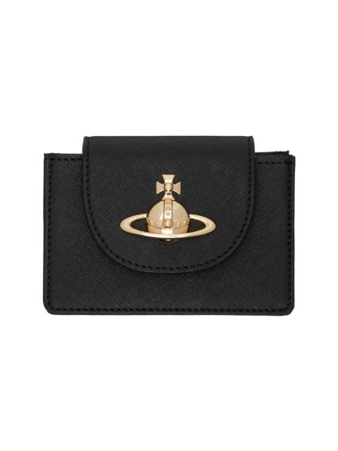 Vivienne Westwood Black Flap Card Holder