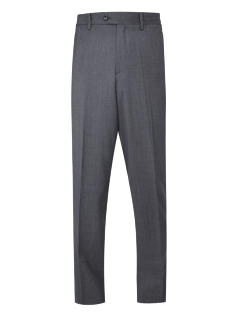 LARDINI pressed-crease trousers