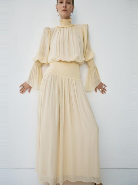 De La Vali SANATIO MAXI DRESS IN SOFT YELLOW