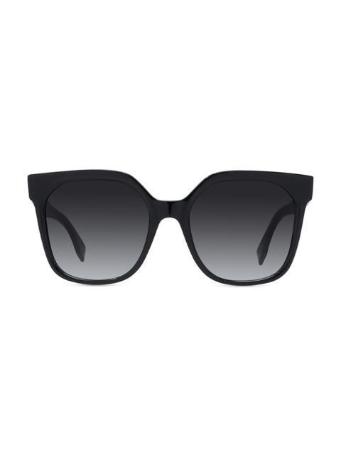 FENDI 55MM Square Sunglasses