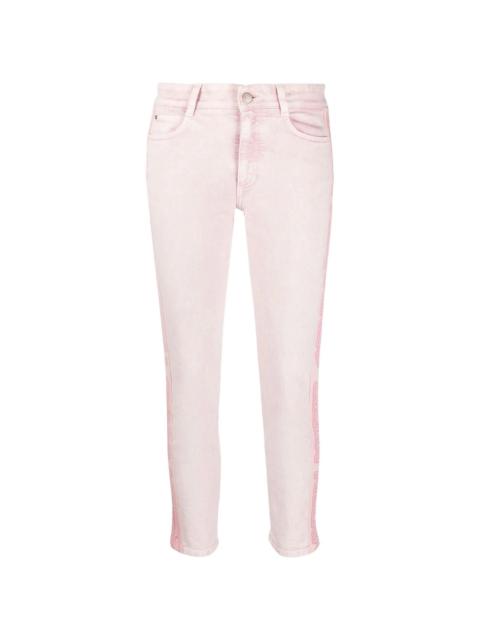 Stella McCartney High-rise tapered jeans
