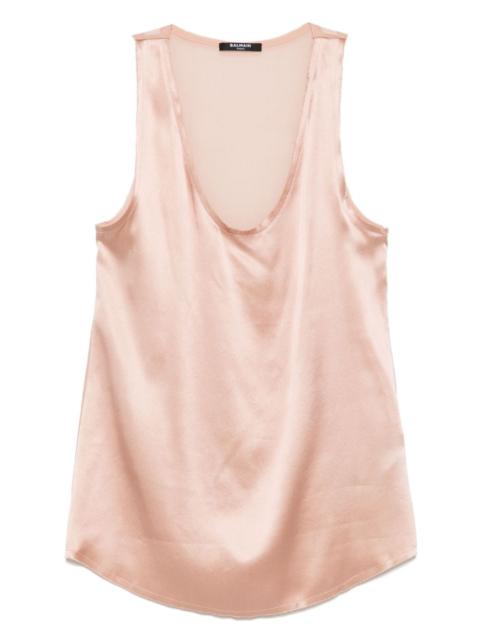 Balmain silk top