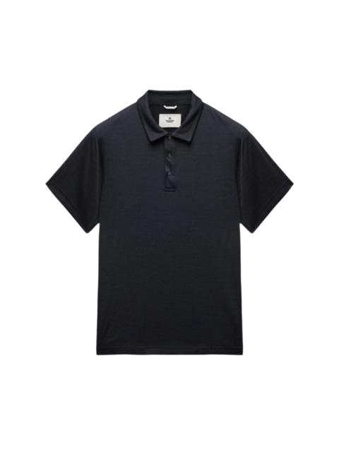Reigning Champ Solotex 메시 Tiebreaker 표준 적합 폴로 해군