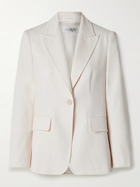 Max Mara Palchi Wool-twill Blazer