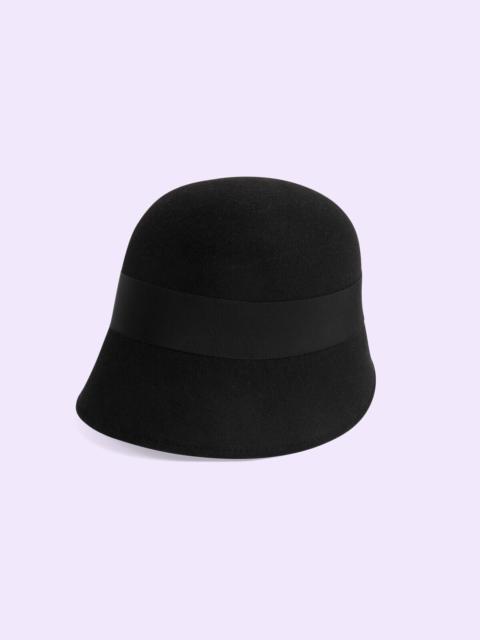 GUCCI Felt bucket hat with Round Interlocking G