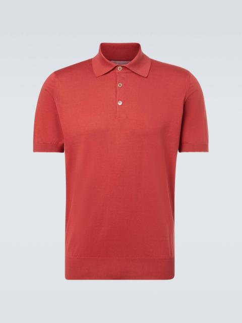 Brunello Cucinelli Cotton piqué polo shirt