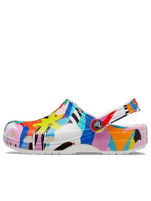 crocs Crocs Classic Beach Sandals Unisex Multi-Color White 207849-94S