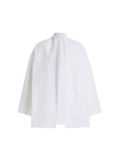 Alaïa Cotton Reverse Jacket white