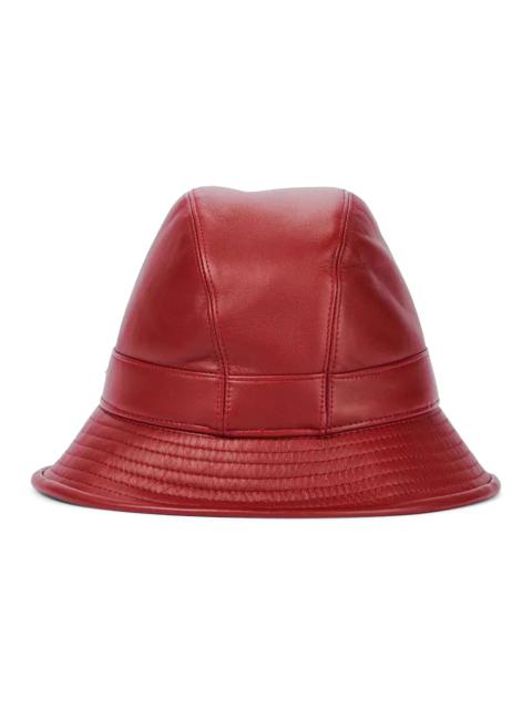 Meryl leather bucket hat
