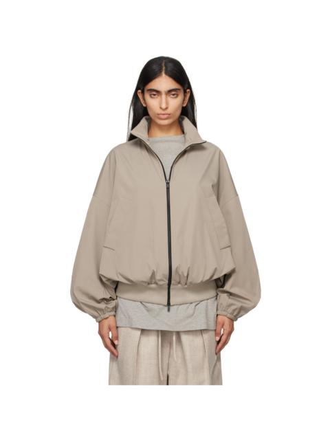 Fear of God Gray Nylon Vented Track Jacket