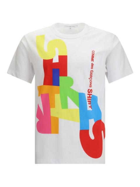 Comme des Garçons SHIRT graphic-letters T-shirt