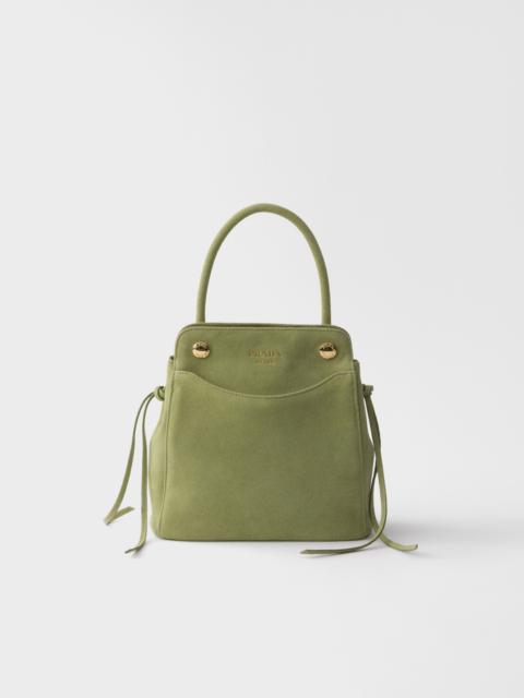 Prada Prada Carry mini suede handbag