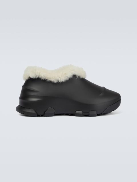 Monumental Mallow shearling-lined sneakers