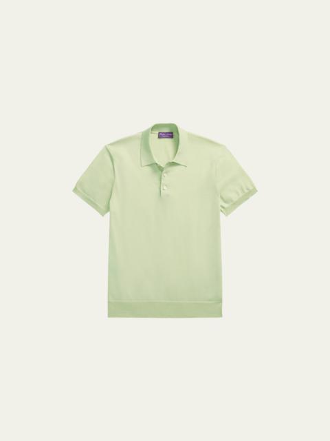 Men's Solid Polo Shirt