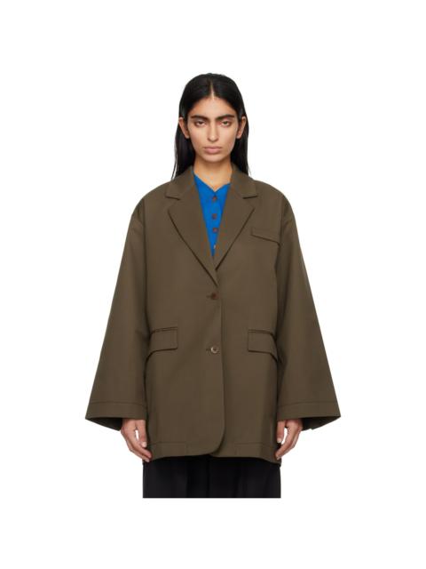 CORDERA Khaki Oversized Blazer