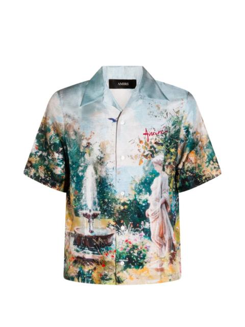 AMIRI buttoned floral print shirt