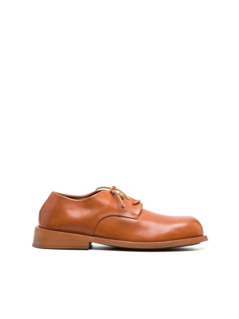 lace-up leather oxford shoes