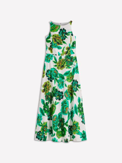 BODEN Silvia Boned Bodice Maxi Dress-Green Opulent Blossom