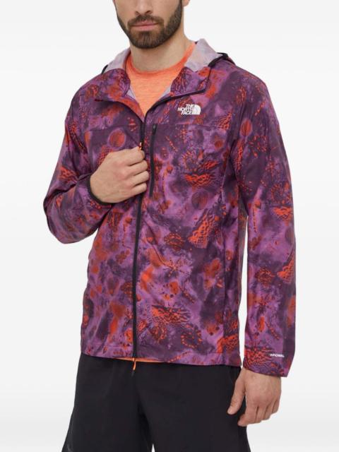 The North Face patterned hooded jacket