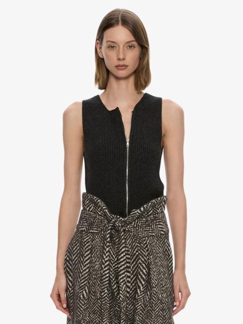 CHRISTOPHER ESBER Isolde Zipped Tank