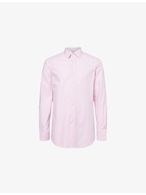 Paul Smith Buttoned-Collar Tailored-Fit Cotton Shirt