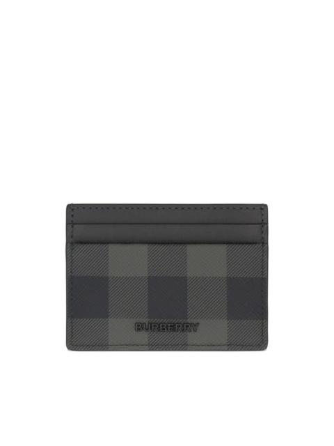 Burberry check card holder