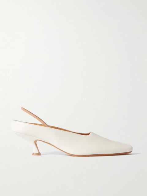 Calvin Klein Collection Anna Convertible Leather Mules