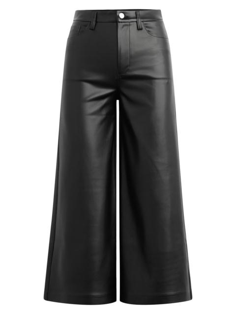 Joe's Jeans Women's The Faux Leather Culotte Pants - Black