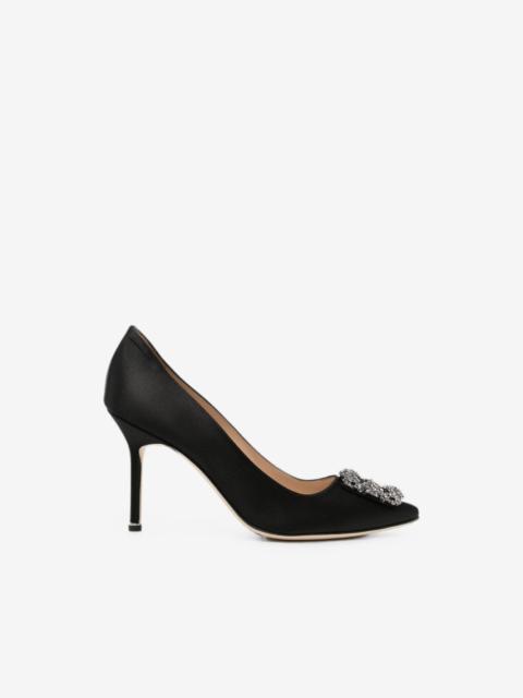 Manolo Blahnik Hangisi crystal-buckle pumps
