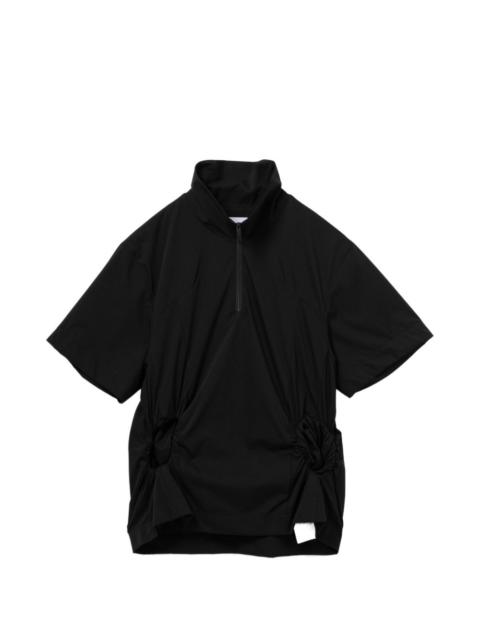 ADER error ruffled pocket short-sleeve polo shirt