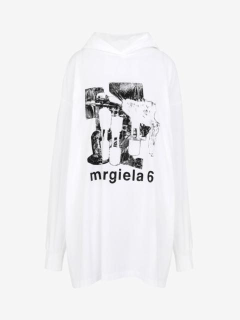 MM6 Maison Margiela Oversized sweatshirt dress