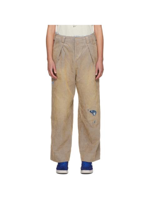 Beige Carid Trousers