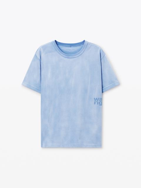 Alexander Wang puff logo tee in cotton jersey