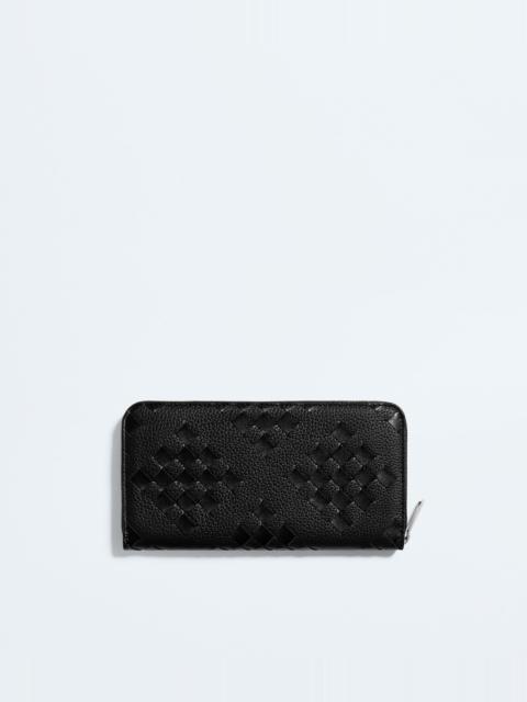 Bottega Veneta Intrecciato Zip-Around Wallet