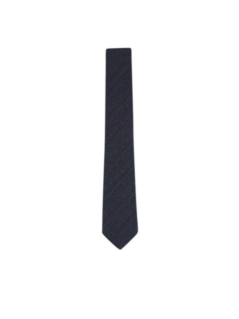 FERRAGAMO herringbone pattern tie