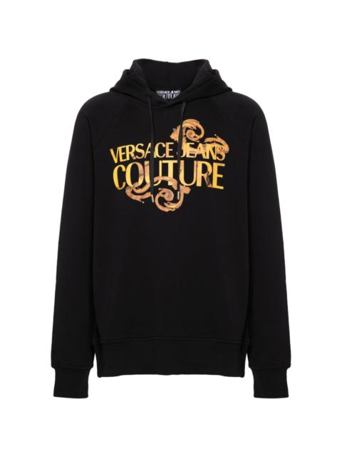 Watercolour Couture-logo hoodie