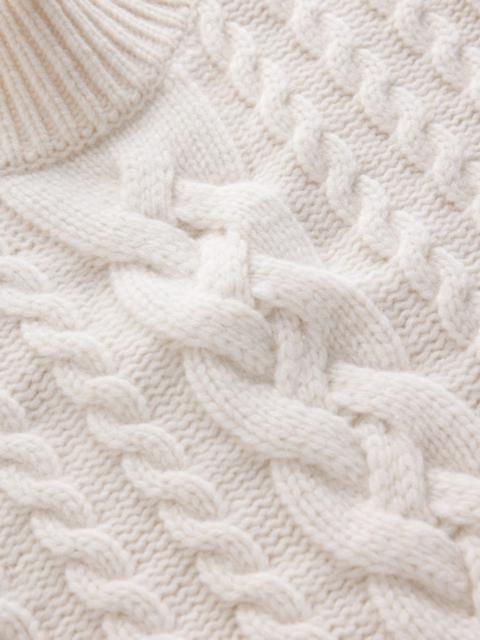 BODEN Amara Merino Cable Vest-Warm Ivory