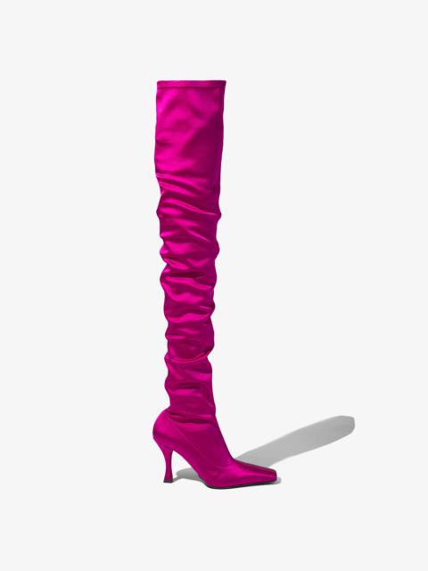 Proenza Schouler Satin Trap Over The Knee Boots