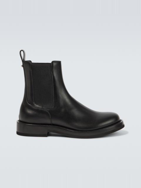 Valentino Leather Chelsea boots