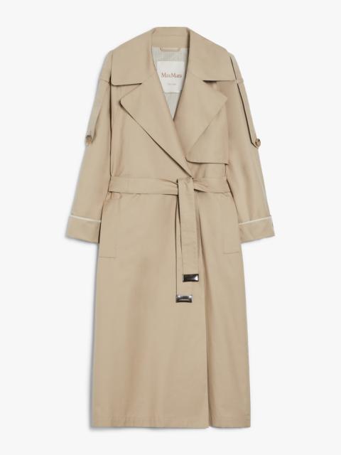 Max Mara UTRENCH Oversized trench coat in water-repellent twill