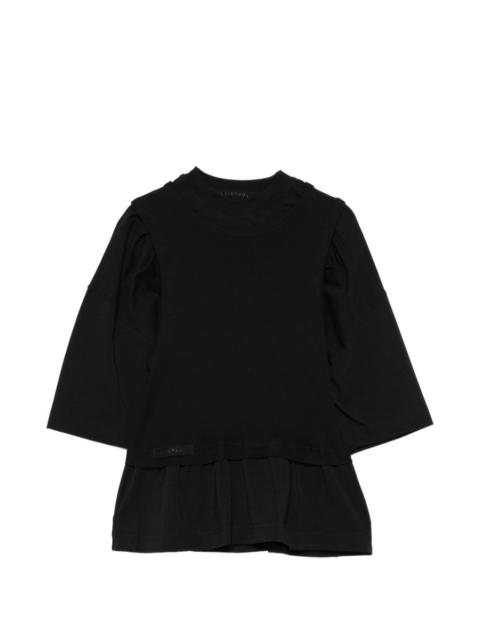 ALAINPAUL crew-neck peplum T-shirt