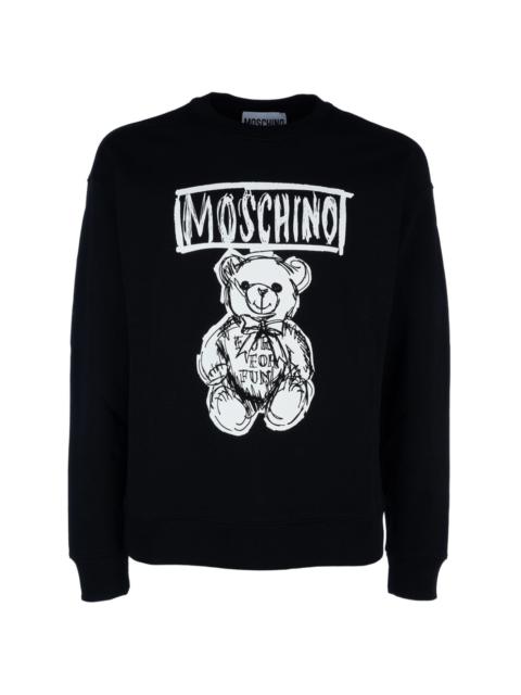 Moschino logo-print sweatshirt