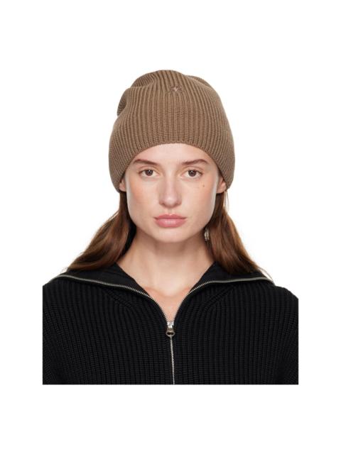courrèges Taupe AC Light Wool Beanie