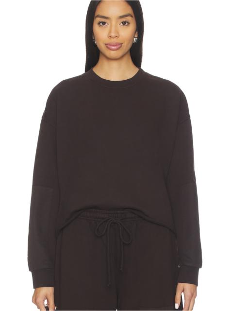 LESET Jamie Patch Crew Sweater