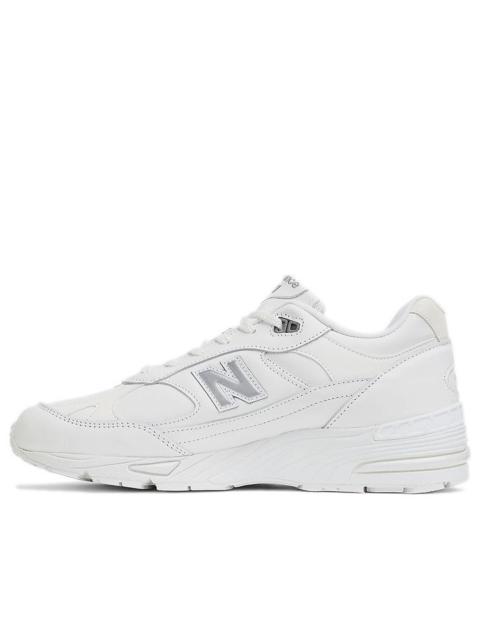 New Balance 새로운 균형 991 한국어 백색 회색
