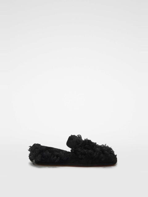 Jil Sander Shearling Slippers