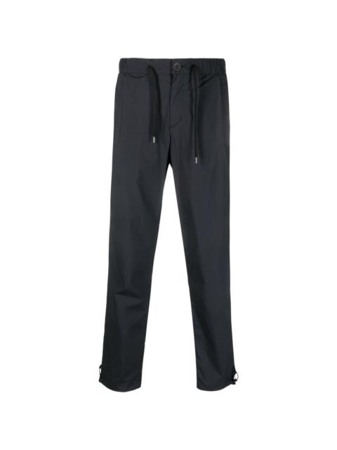 Herno drawstring-waist tapered trousers
