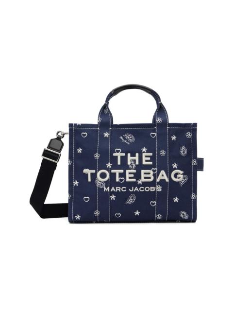 Marc Jacobs Navy 'The Bandana Canvas Medium' Tote